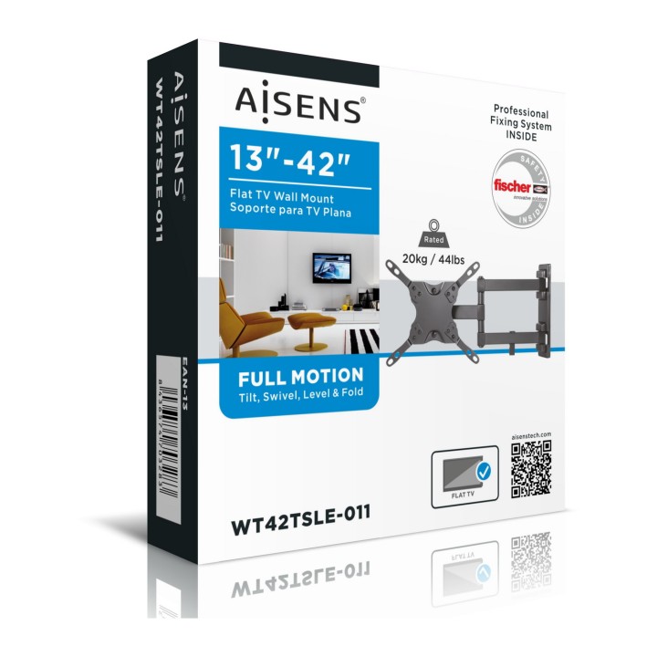 Soporte Pared AISENS 13-42" Gira/Inclina (WT42TSLE-011)