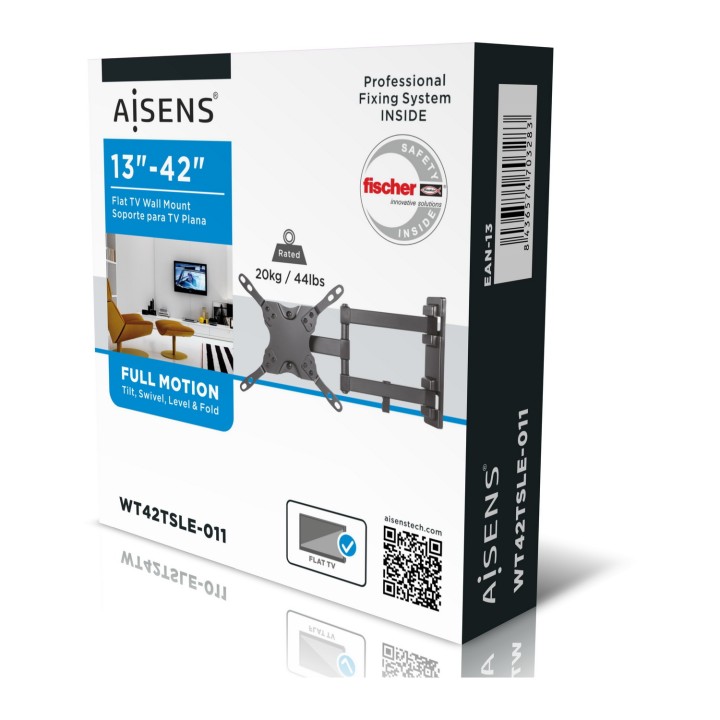 Soporte Pared AISENS 13-42" Gira/Inclina (WT42TSLE-011)