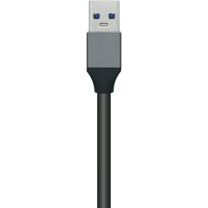 Aisens Adaptador Hub 4x USB 3.0 Negro