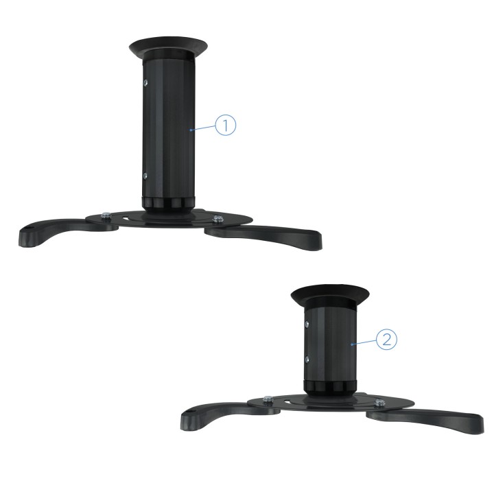 Soporte TOOQ Techo Proyector 10Kg Negro (PJ1010TN-B)