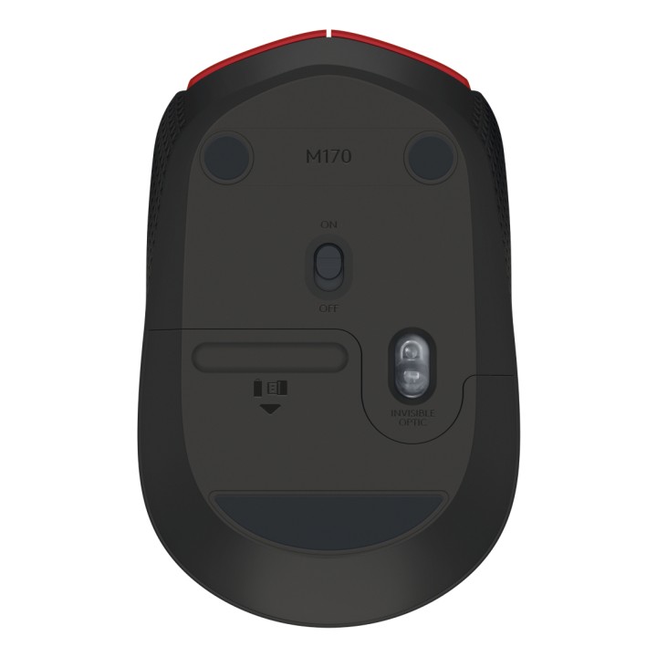 Ratón LOGITECH M171 Wireless 1000dpi Rojo (910-004641)