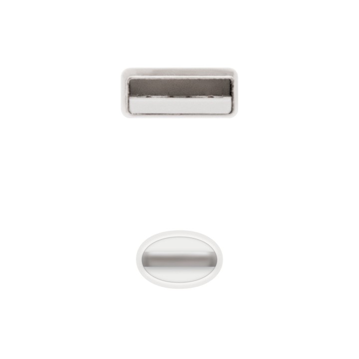 Nanocable Lightning/M a USB-A/M 1m Blanco (10.10.0401)