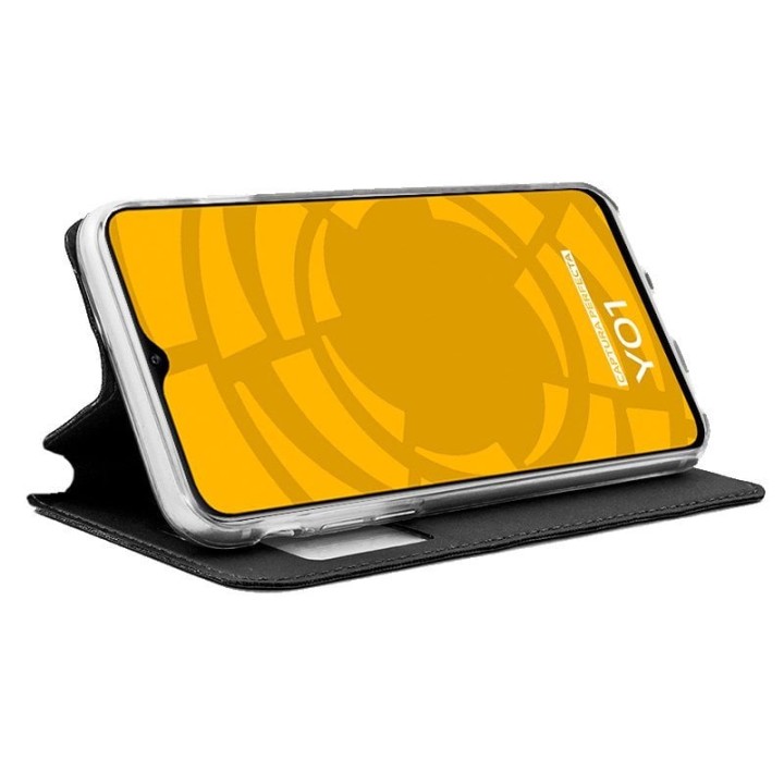 Cool Funda Flip Cover Liso Negra para Vivo Y01