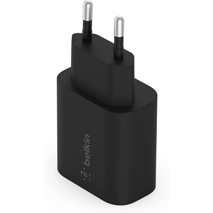 Belkin BoostCharge Cargador de Pared USB-C PD 3.0 PPS 25 W Negro