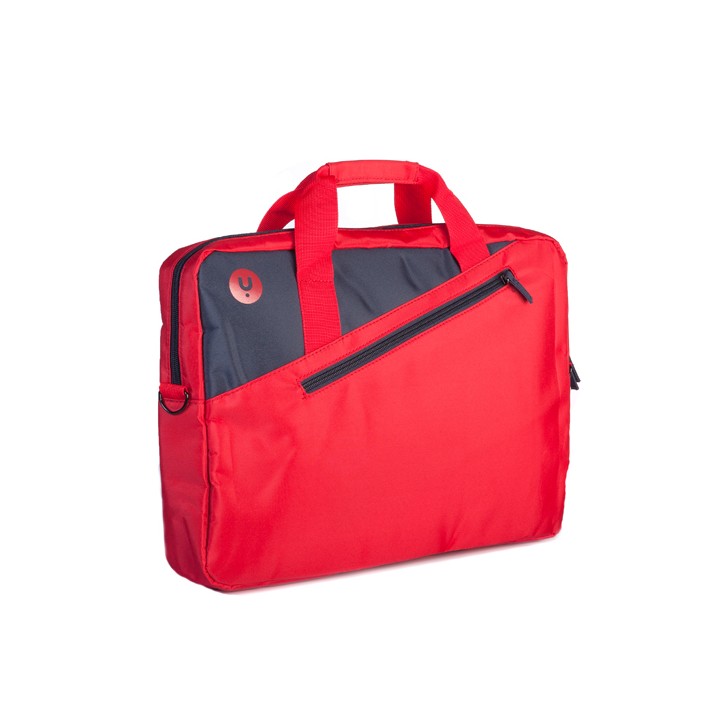 Maletin NGS Monray 15.6" Nylon Negro/Rojo (GINGER RED)