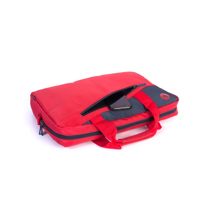 Maletin NGS Monray 15.6" Nylon Negro/Rojo (GINGER RED)