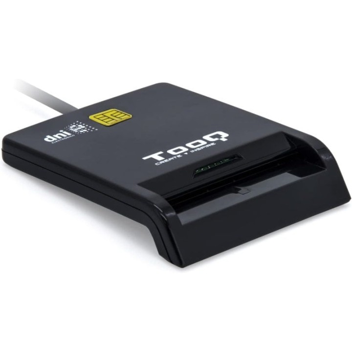 TooQ TQR-211B Lector de DNIe USB-C Negro