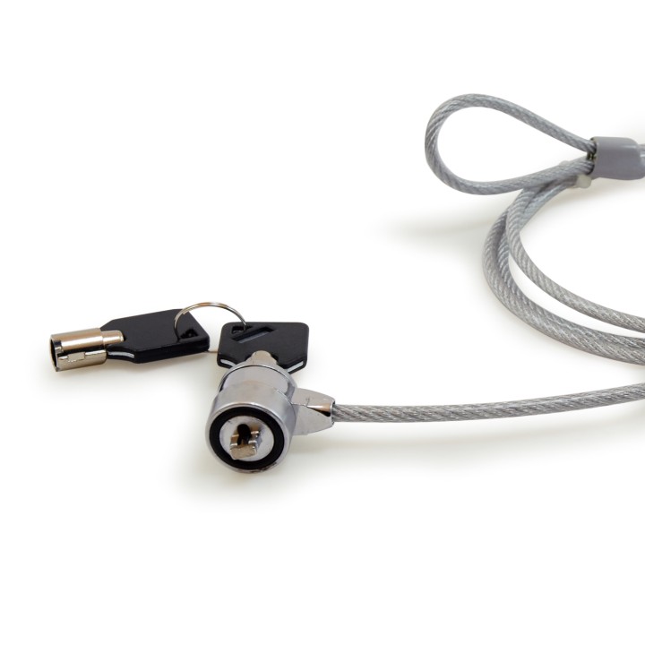 Cable seguridad EQUIP con llave 1.5m (EQ245401)