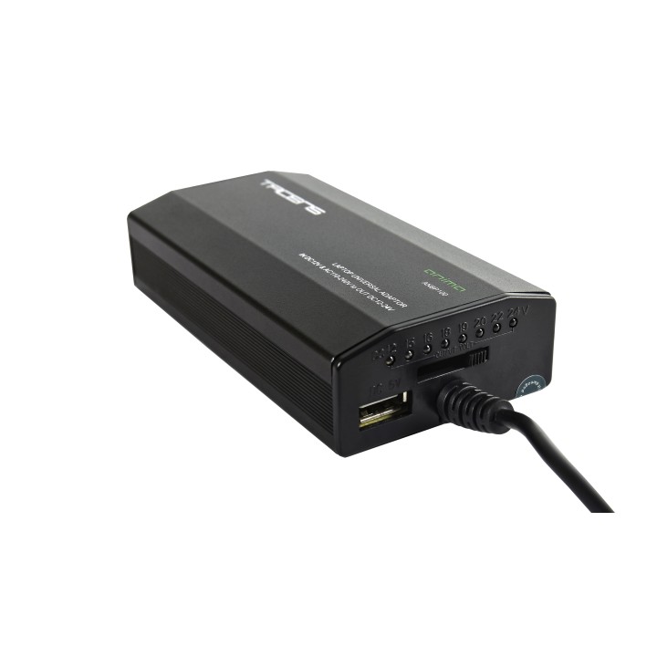 Cargador TACENS Anima 100W 8 DC 1xUSB Negro (ANBP100)