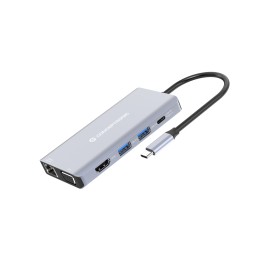 Adaptador CONCEPTRONIC USB-C 10en1 100W Gris (DONN20G)