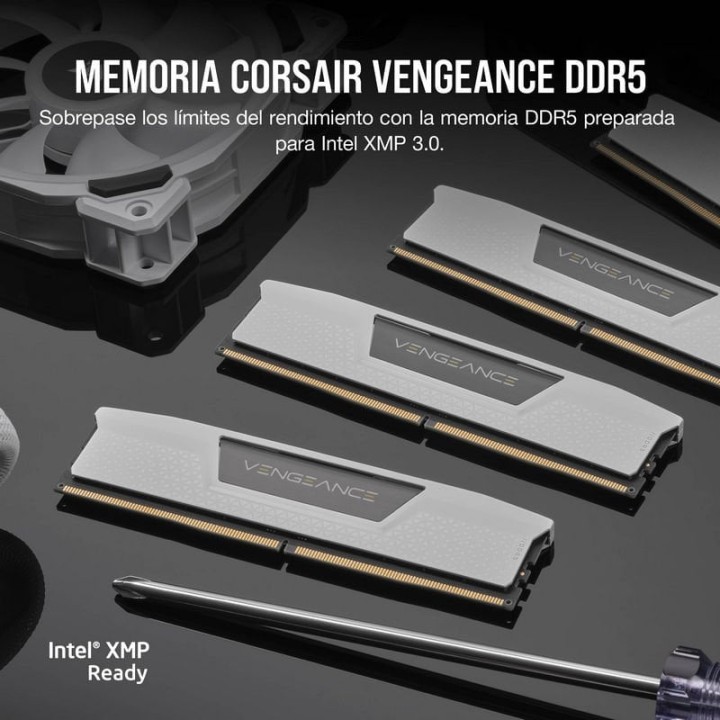 Corsair Vengeance DDR5 6400MHz PC5-51200 32GB 2x16GB CL32 Blanco