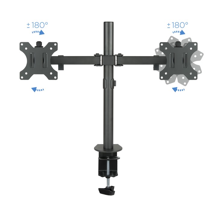 Soporte Mesa TooQ 13"-32" Gira/Inclina 8Kg (DB1232TN-B)