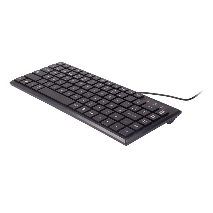 Teclado UNYKA Mini KB302 USB Negro (50542)