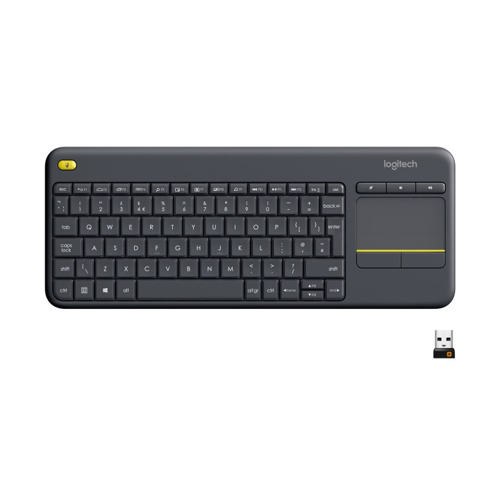 Teclado LOGITECH K400 Plus Wireless Negro (920-007137)