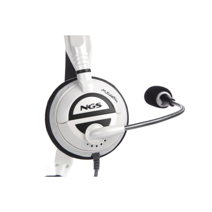 Auric+Micro NGS 3.5mm Blancos/Negros (WHITEMSX6PRO)