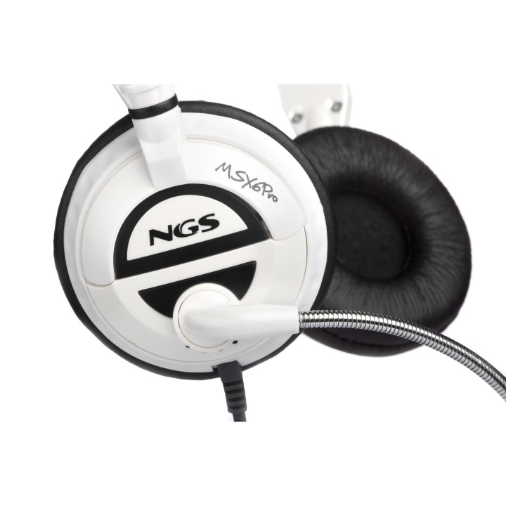 Auric+Micro NGS 3.5mm Blancos/Negros (WHITEMSX6PRO)