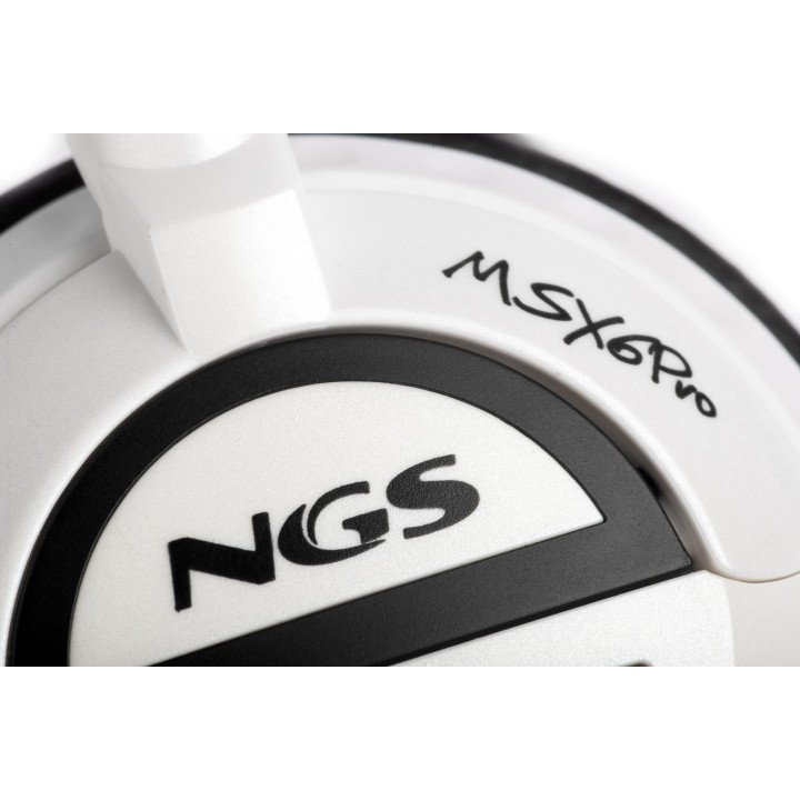 Auric+Micro NGS 3.5mm Blancos/Negros (WHITEMSX6PRO)