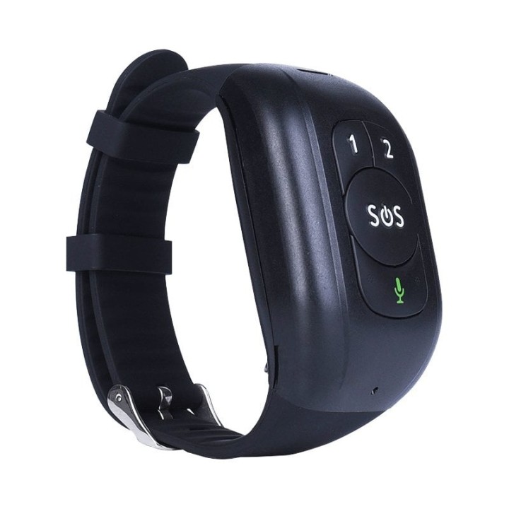 Leotec Senior Smart Band 4G Pulsera Inteligente con GPS y Botón SOS Negra