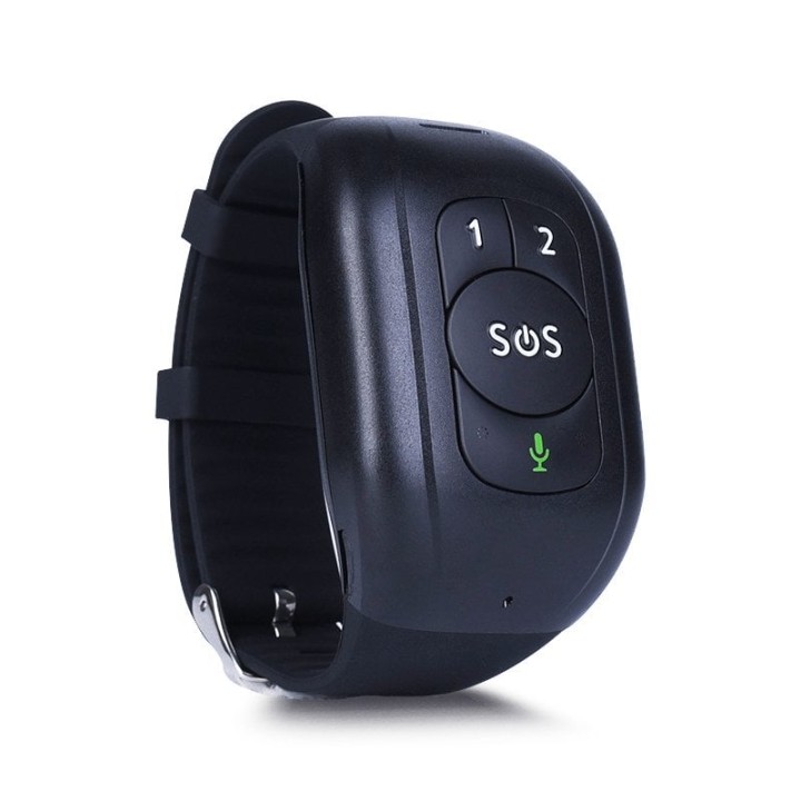 Leotec Senior Smart Band 4G Pulsera Inteligente con GPS y Botón SOS Negra