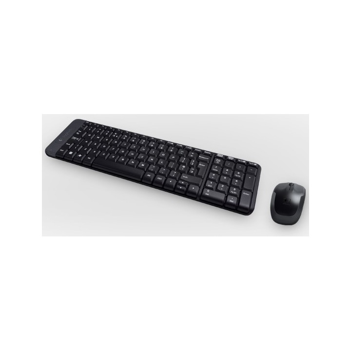T+Ratón LOGITECH MK220 Wireless Negro (920-003159)