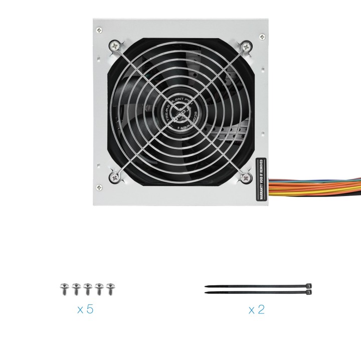 Fuente TooQ EP-II ATX 500W OEM Plata (TQEP-500SSE-O)
