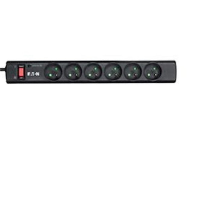 Eaton PS6F Regleta con Limitador de Tensión 6 Salidas AC Tipo E 2500W 1m