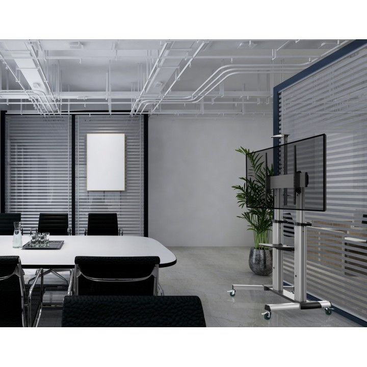 Soporte Suelo EQUIP 60"-100" Inclina Ruedas (EQ650605)