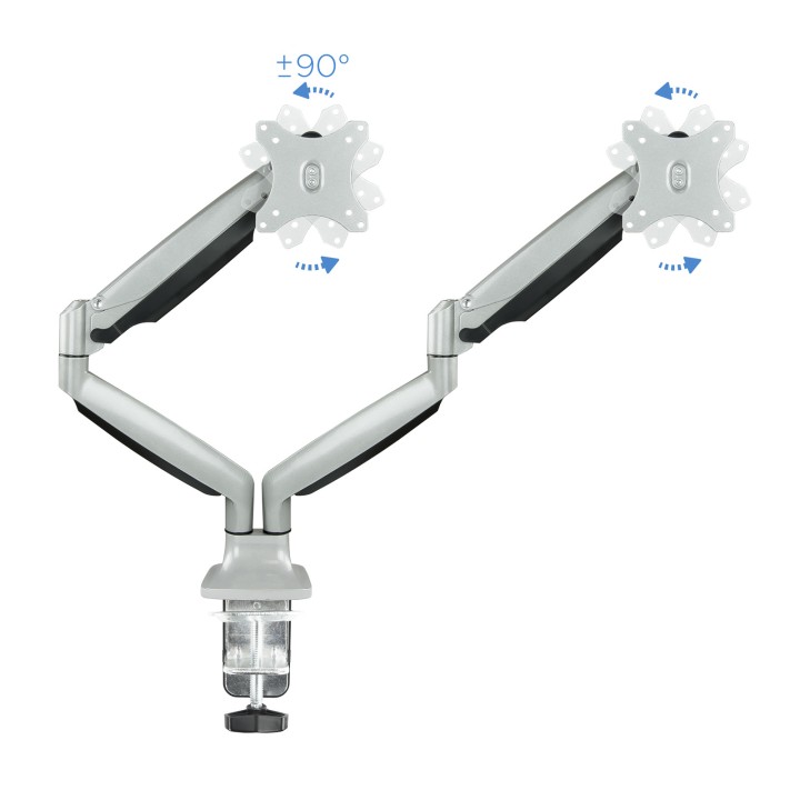 Soporte Mesa TooQ 13-32" Gira/Inclina 9Kg (DB3132TNR-S)