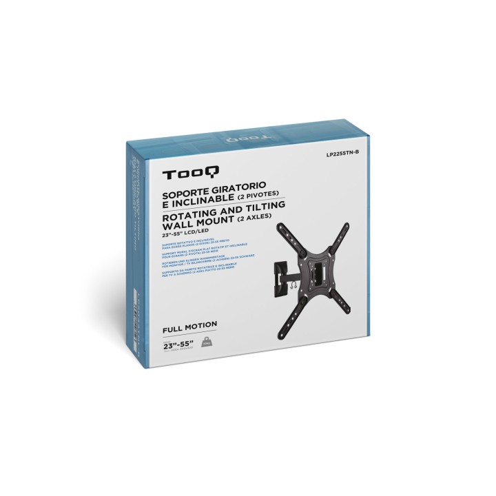 Soporte de Pared TOOQ 23"-55" Gira/Inclina (LP2255TN-B)