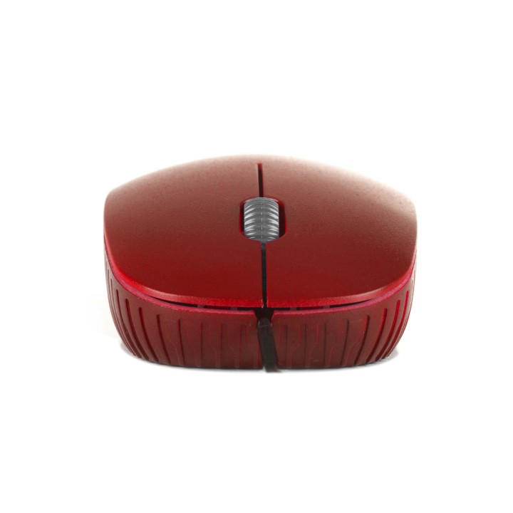 Ratón NGS Óptico USB-A 1000dpi Rojo (FLAME RED)