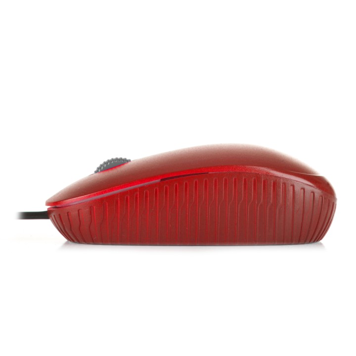 Ratón NGS Óptico USB-A 1000dpi Rojo (FLAME RED)