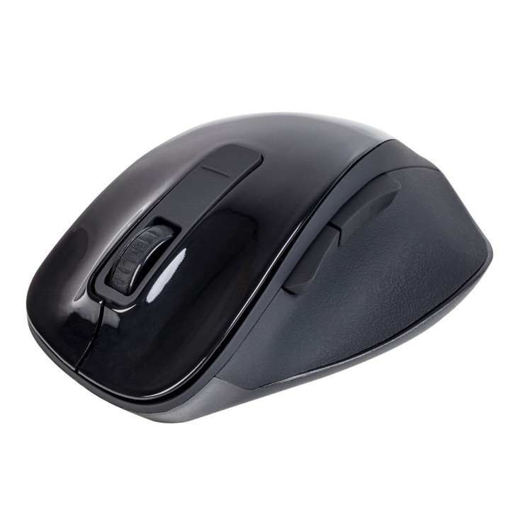 Ratón NGS Óptico Wireless RF 1600dpi Negro (BOWBLACK)