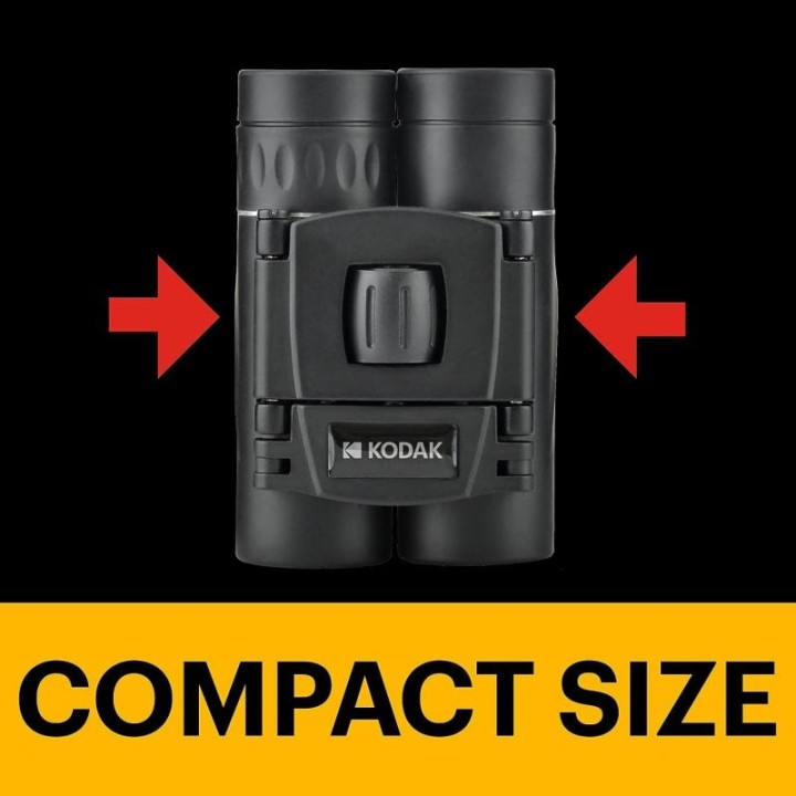 Kodak CS200 Binocular Compacto Aumento 8x Visión de 126m a 1000m Negro