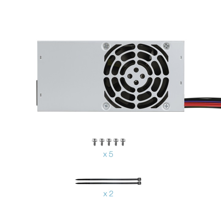 Fuente TooQ EP-II ATX 500W PFC 80mm (TQEP-TFX500S-O)