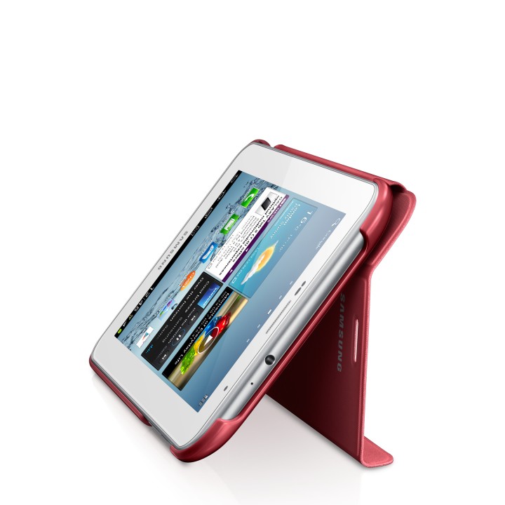 Funda Samsung 7" Cuero Folio Tab 2 Roja(EFC-1G5SRECSTD)