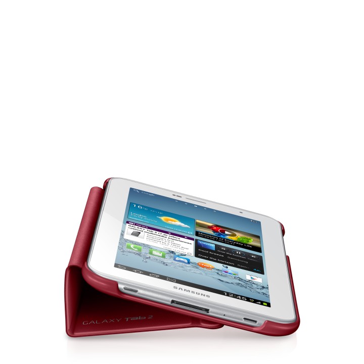Funda Samsung 7" Cuero Folio Tab 2 Roja(EFC-1G5SRECSTD)