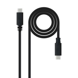 Nanocable USB-C/M a USB-C/M 1.5m Negro(10.01.2301-L150)