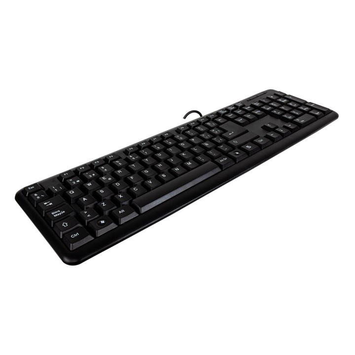 Teclado+Ratón UNYKA USB 1200dpi OEM Negro (50535)