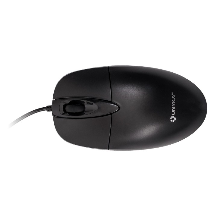 Teclado+Ratón UNYKA USB 1200dpi OEM Negro (50535)