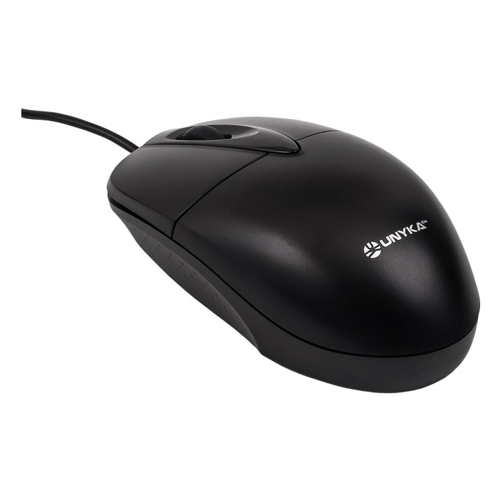Teclado+Ratón UNYKA USB 1200dpi OEM Negro (50535)