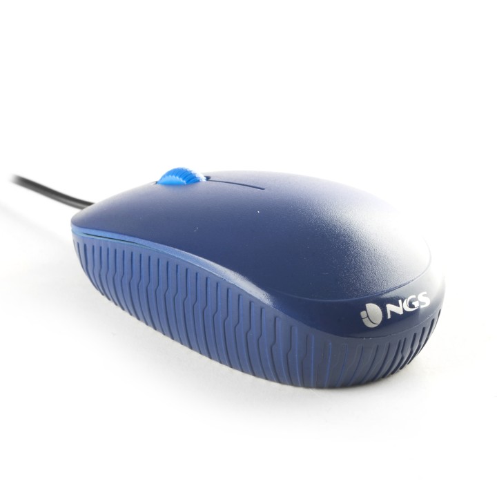 Ratón NGS Óptico USB-A 1000dpi Azul (FLAME BLUE)