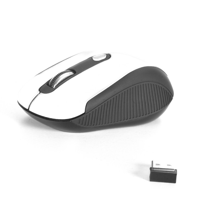 Ratón NGS Óptico Wireless RF 1600dp Blanco (HAZE WHITE)