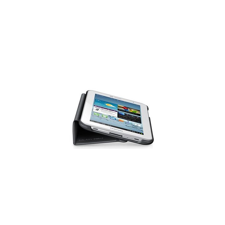Funda Samsung 7" Cuero Folio Tab 2 Gris(EFC-1G5SGECSTD)