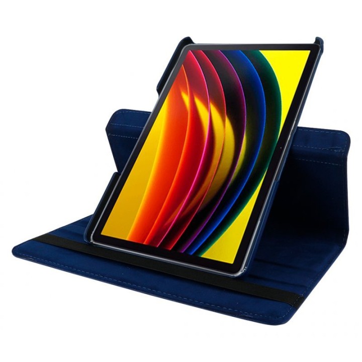 Cool Funda Polipiel Liso Azul para Lenovo Tab P11/P11 Plus