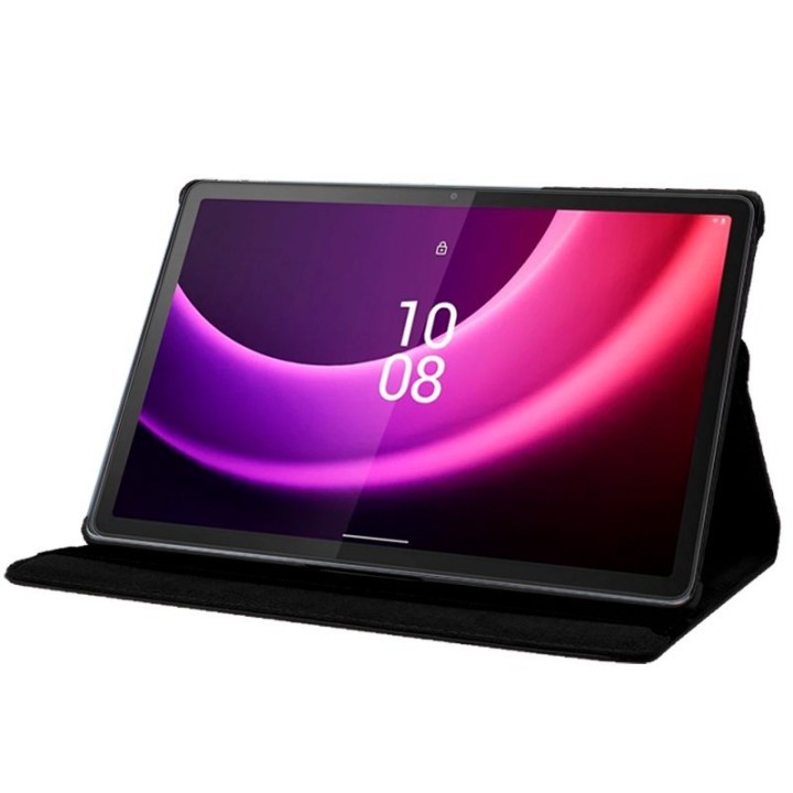 Cool Funda Polipiel Liso Negro para Lenovo Tab P11 2ª Gen