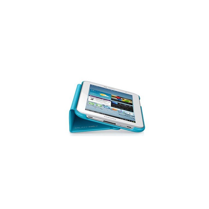 Funda Samsung 7" Polipiel Tab 2 Azul (EFC-1G5SLECSTD)