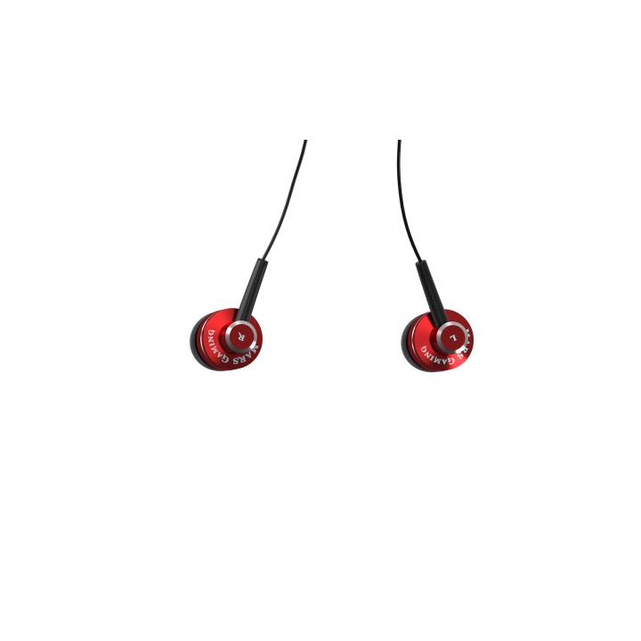 Auriculares Mars Gaming Intraurales Rojo/Negro (MIH1)