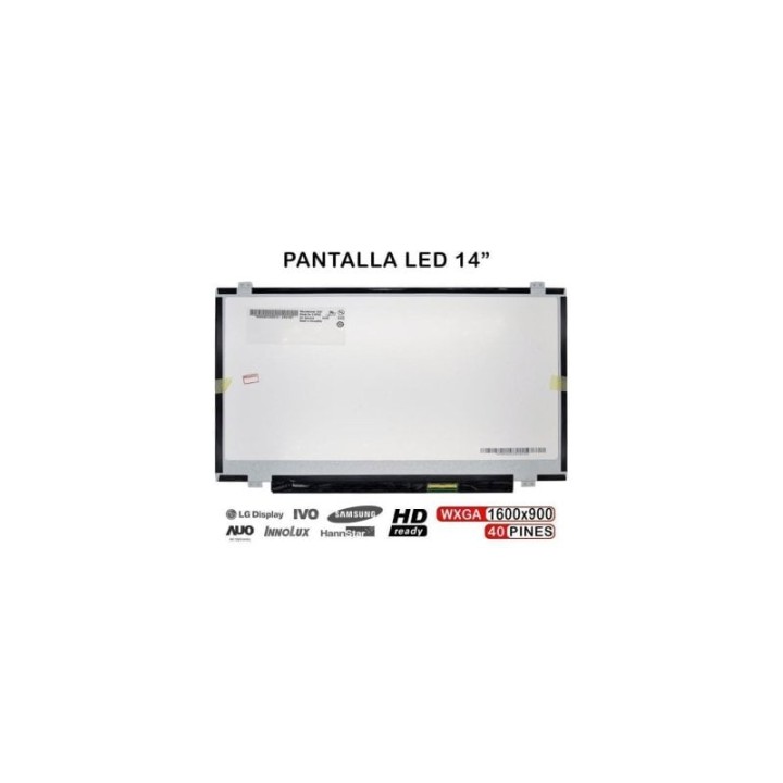 Pantalla Led 14.0" Para Portátil B140rw02