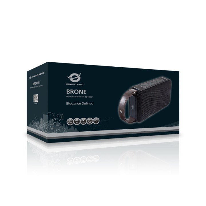 Altavoz CONCEPTRONIC 10W USB 3.5mm BT Negro (BRONE01B)