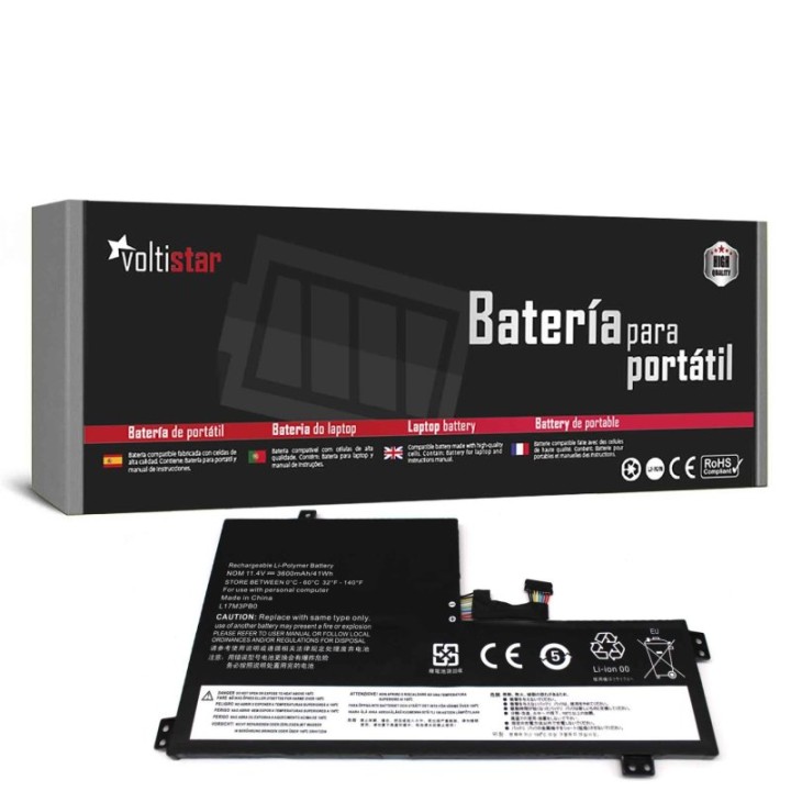 Batería Para Portátil Lenovo 100e 300e 500e 500e-81es L17l3pb0 L17c3pg0 L17m3pb0